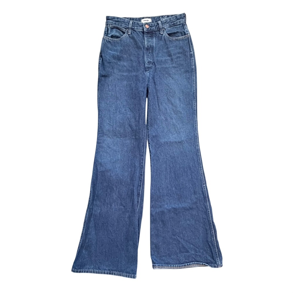 Wrangler Women's Dark Blue Flare Jeans